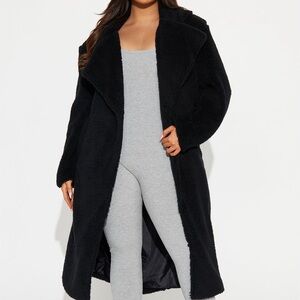 Women's Black fleece jacket